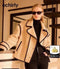 Winter Fashion Color Contrast Blazer